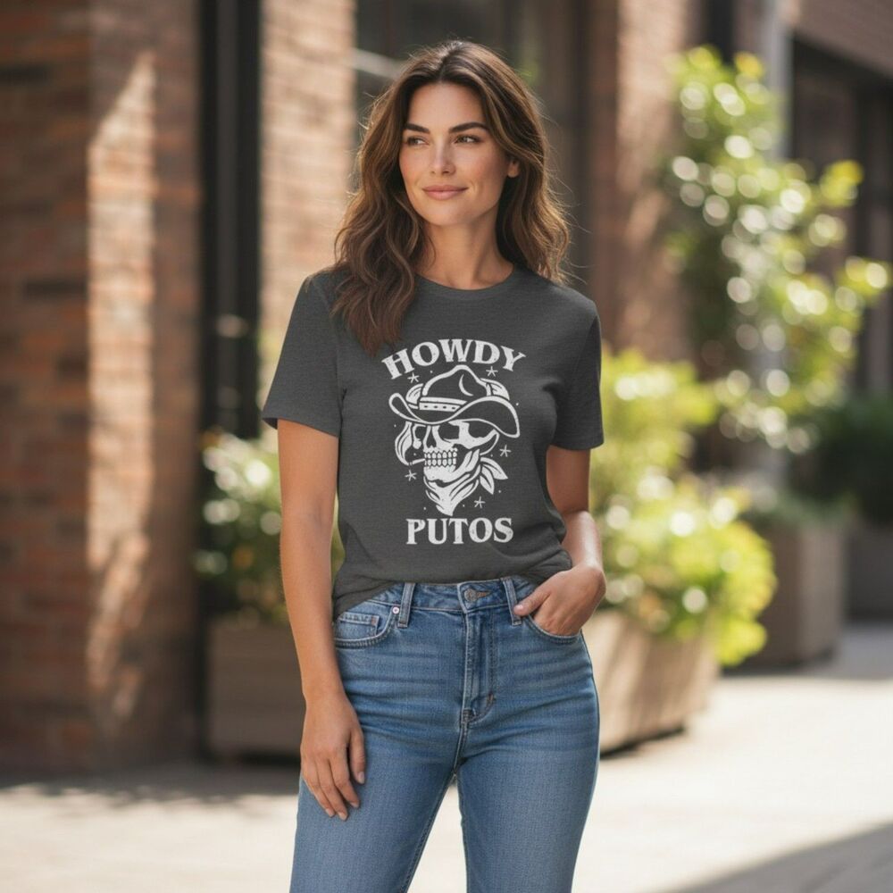 Lane Seven T-Shirt Size S  Black Howdy Putos Unisex  Adults # 470